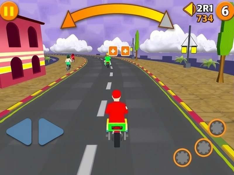 Desi Rickshaw Dash Gameplay Screenshot